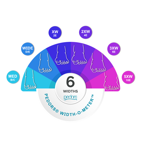 Pedors Shoes For Swollen Feet Width Meter